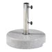 Soporte de sombrilla Bomba redondo granito Soporte de sombrilla Bomba redondo granito Gris