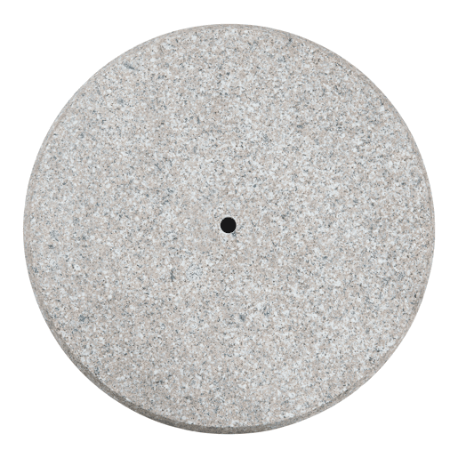 Suporte para guarda-sol Bomba granito redondo Ø38x9cm - Cinzento casa.pro
