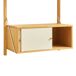 Estantería de pared Tingvoll con puertas Estantería de pared Tingvoll con puertas Natural