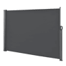 Toldo lateral exterior Mulhacen 180 x 300 cm Cinzento antracite pro.tec