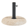 Suporte para guarda-sol Bitritto Circular Ø45 x 6 cm Betão - Bege Aspeto gravilha casa.pro