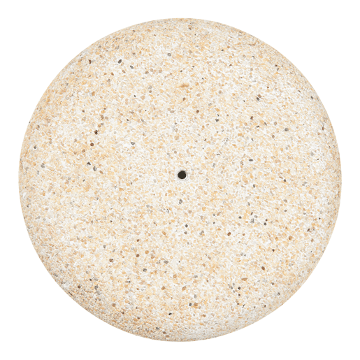 Suporte para guarda-sol Bitritto Circular Ø45 x 6 cm Betão - Bege Aspeto gravilha casa.pro