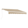 Toldo Articulado Bitonto Retráctil Manual 300 x 250 cm Bege en.casa