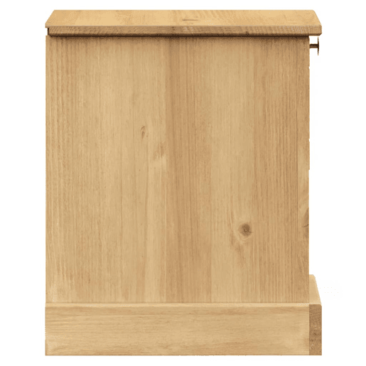 vidaXL Mesa de cabeceira VIGO 42x35x42 cm madeira de pinho maciça