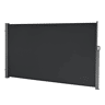 Toldo lateral exterior Mulhacen extensível 180 x 300 cm Preto pro.tec