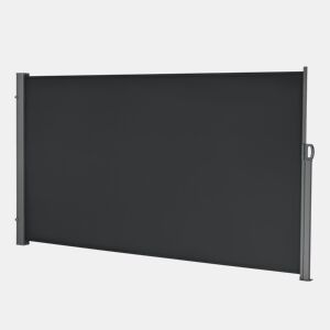 Toldo lateral exterior Mulhacen extensível 180 x 300 cm Preto pro.tec