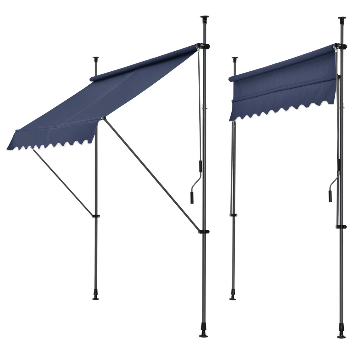 Toldo articulado barras telescópicas 300x120