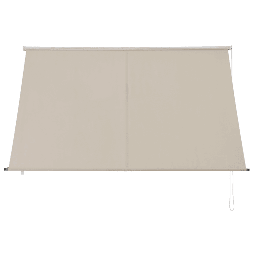 Toldo de aço extensível para terraço exterior Málaga 150 x 120 cm - Bege pro.tec