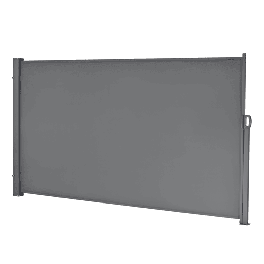 Toldo lateral exterior Mulhacen extensível 160 x 300 cm cinzento médio pro.tec
