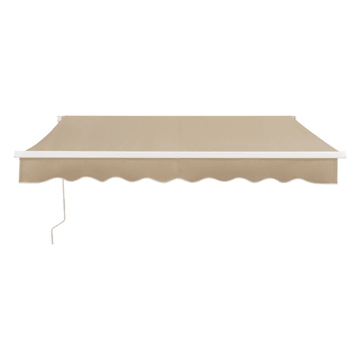 Toldo Articulado Bitonto Retráctil Manual 250 x 200 cm Bege en.casa