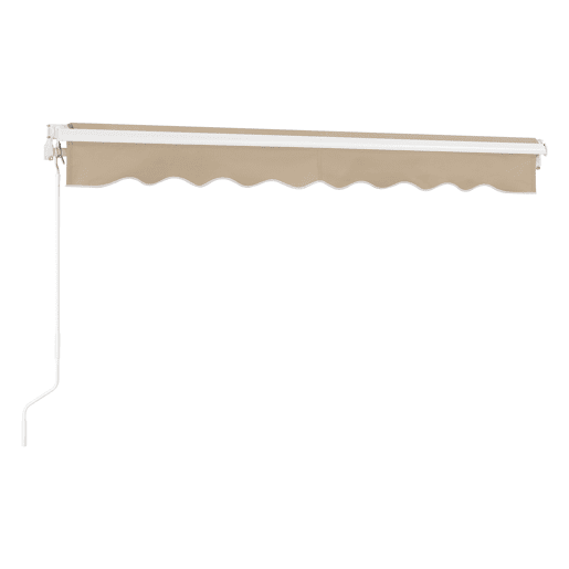 Toldo Articulado Bitonto Retráctil Manual 250 x 200 cm Bege en.casa