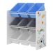 Estantería para niños Muxía 3 niveles aglomerado 62 Estantería para niños Muxía 3 niveles aglomerado 62 Blanco/ Azul