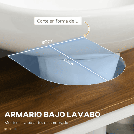 kleankin Conjunto para Casa de Banho Inclui 1 Móvel para Lavatório Pousar 1 Coluna de Casa de Banho e 1 Armário de Parede para Casa de Banho Estilo Clássico Branco