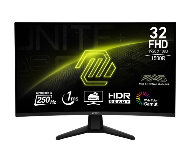 Monitor gaming msi mag 32c6x full hd 32" 180 hz
