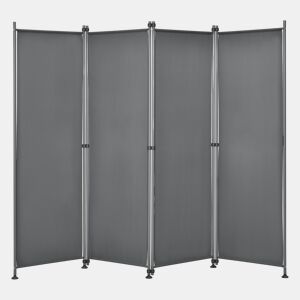 Divisória  Biombo Modica poliéster 215 x 170 cm Cinzento médio pro.tec