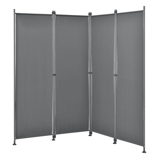 Divisória  Biombo Modica poliéster 215 x 170 cm Cinzento médio pro.tec