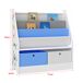 Estantería para niños Neda 71 Estantería para niños Neda 71 Blanco/ Azul