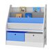 Estantería para niños Neda 71 Estantería para niños Neda 71 Blanco/ Azul
