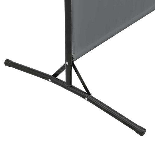 Biombo Teruel de 3 painéis 176 x 260 cm cinzento escuro en.casa
