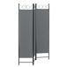 Biombo Separador de 3 Paneles Saragossa Biombo Separador de 3 Paneles Saragossa Gris Oscuro