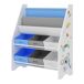Estantería para niños Ponteceso aglomerado/tela 62 Estantería para niños Ponteceso aglomerado/tela 62 Blanco/ Azul