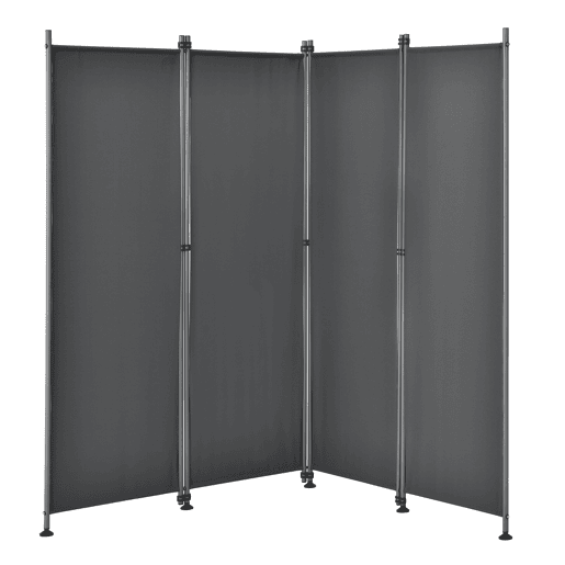 Divisória  Biombo exterior Modica - aço  poliéster - 215 x 170 cm - Cinzento pro.tec