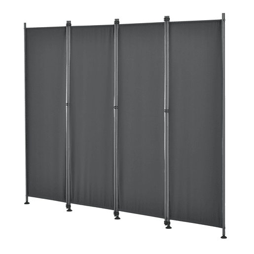 Divisória  Biombo exterior Modica - aço  poliéster - 215 x 170 cm - Cinzento pro.tec