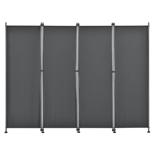 Divisória  Biombo exterior Modica - aço  poliéster - 215 x 170 cm - Cinzento pro.tec