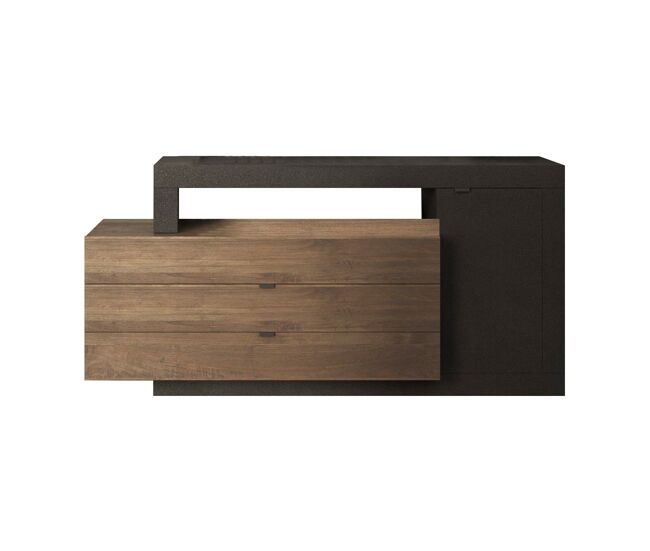 Buffet 1 puerta y 3 cajones journey - l160 cm