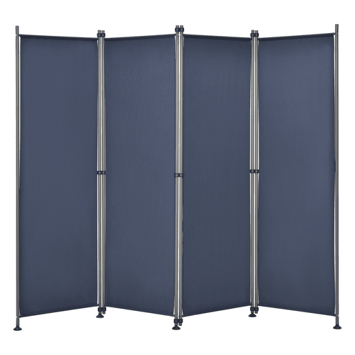 Divisória  Biombo Modica poliéster 215 x 170 cm Azul escuro pro.tec