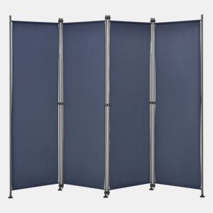Divisória  Biombo Modica poliéster 215 x 170 cm Azul escuro pro.tec