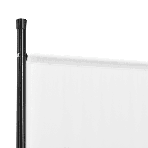 Biombo Divisória de 3 painéis Huesca 171 x 200 cm Branco en.casa