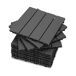 YOEVU - Set de 11 baldosas ensamblables WPC YOEVU - Set de 11 baldosas ensamblables WPC Gris