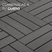 YOEVU - Set de 11 baldosas ensamblables WPC YOEVU - Set de 11 baldosas ensamblables WPC Gris