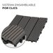 YOEVU - Set de 11 baldosas ensamblables WPC YOEVU - Set de 11 baldosas ensamblables WPC Gris