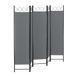 Biombo Separador de 5 Paneles Saragossa Biombo Separador de 5 Paneles Saragossa Gris Oscuro