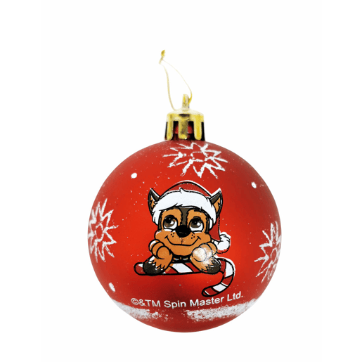 Bola de Natal The Paw Patrol Friendship Vermelho 6 Unidades Plástico (Ø 8 cm)