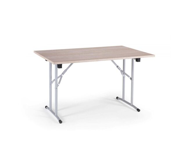 Mesa plegable Daccurs con patas plegables de metal 125x80