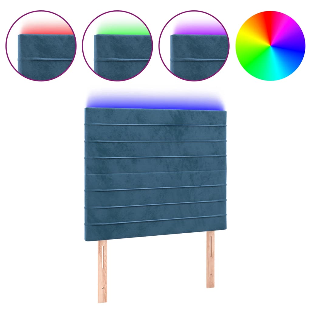 Cabeceros 90 Azul