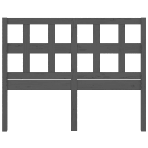 vidaXL Cabeceira de cama 145,5x4x100 cm pinho maciço cinzento vidaXL Cabeceira de cama 145,5x4x100 cm pinho maciço cinzento