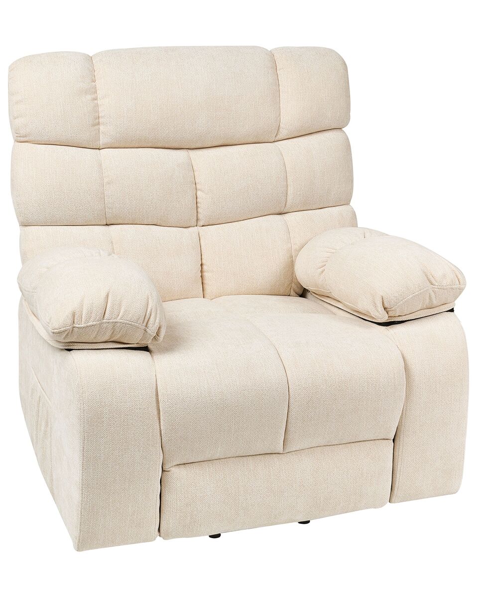 Beliani Sillón reclinable ARES