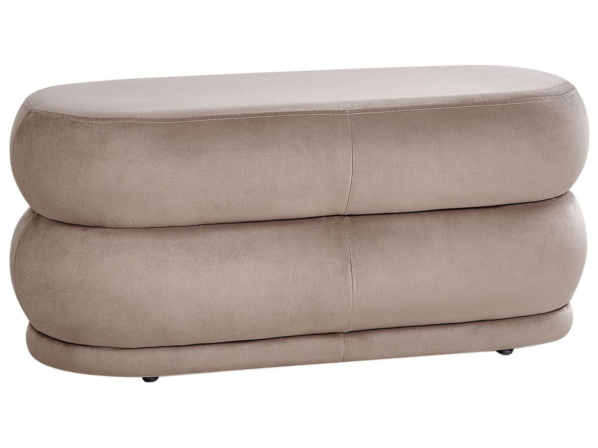 Beliani Banco de cama ELLENDALE 90x41 Gris