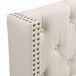 Cama individual de lino Cama individual de lino Beige