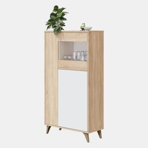 Vitrina com efeito madeira