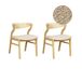 Beliani Silla de comedor MAROA Beliani Silla de comedor MAROA Beige