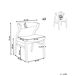 Beliani Silla de comedor MAROA Beliani Silla de comedor MAROA Beige