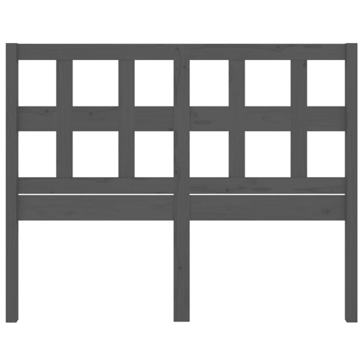 vidaXL Cabeceira de cama 165,5x4x100 cm pinho maciço cinzento vidaXL Cabeceira de cama 165,5x4x100 cm pinho maciço cinzento