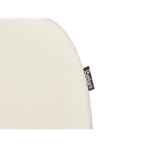 Cama de água Bouclé ROISEL 160 x 200 cm Creme claro