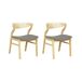 Beliani Silla de comedor MAROA Beliani Silla de comedor MAROA Blanco/ Negro