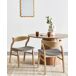 Beliani Silla de comedor MAROA Beliani Silla de comedor MAROA Blanco/ Negro